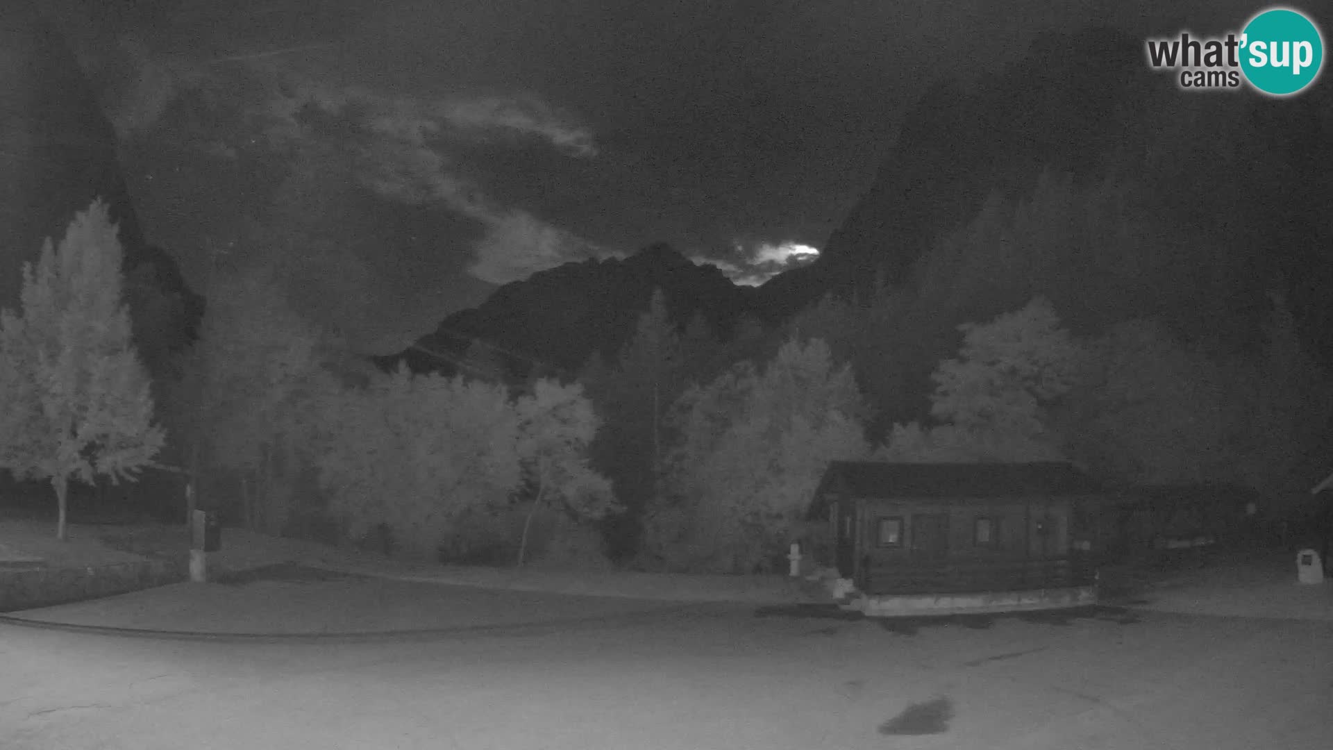 Log pod Mangartom webcam – Vue sur Jerebica et Rombon – Bovec – Slovénie