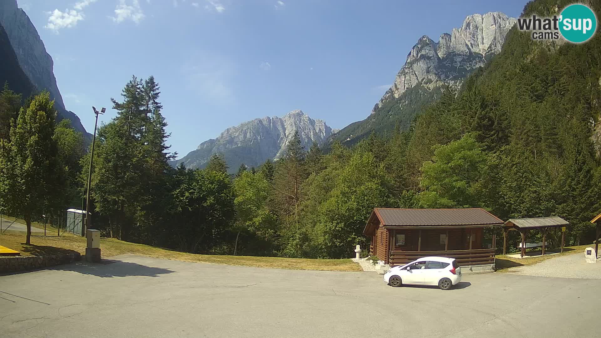 Log pod Mangartom webcam – Vue sur Jerebica et Rombon – Bovec – Slovénie