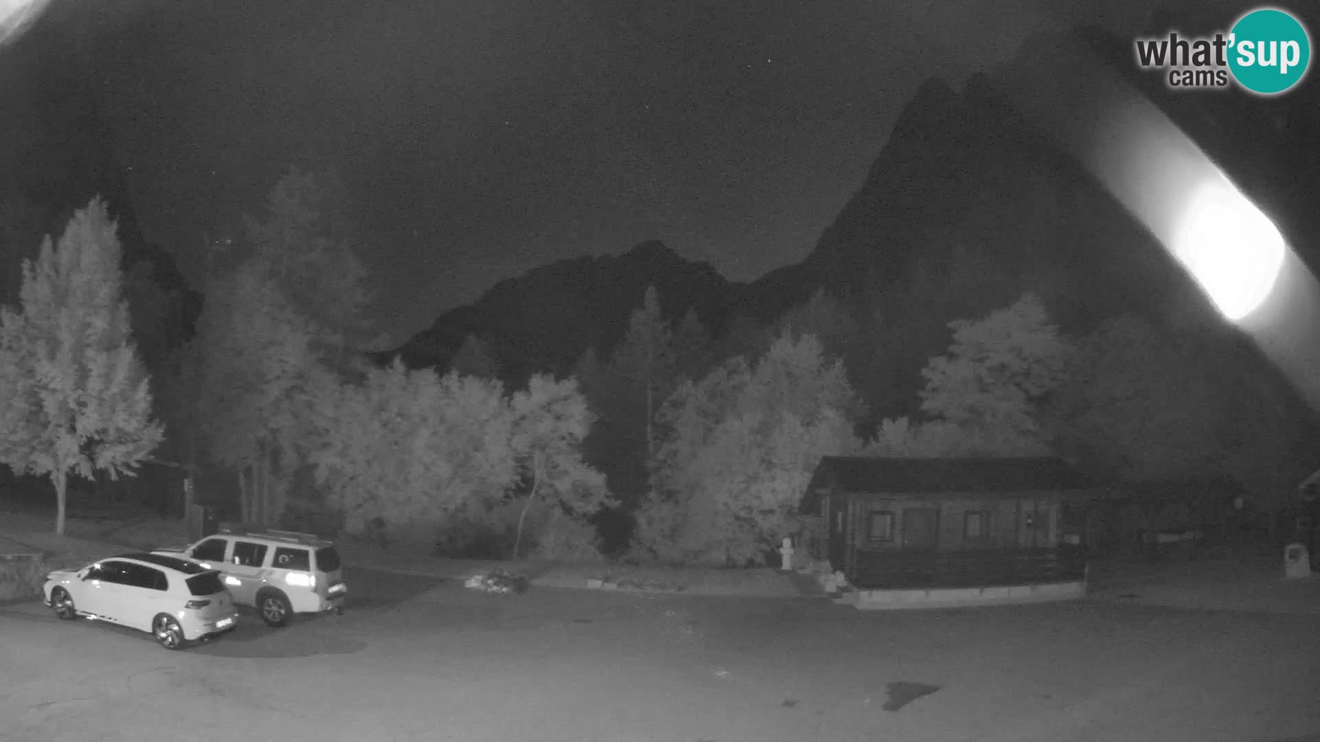 Log pod Mangartom Webcam – Blick auf Jerebica und Rombon – Bovec – Slowenien