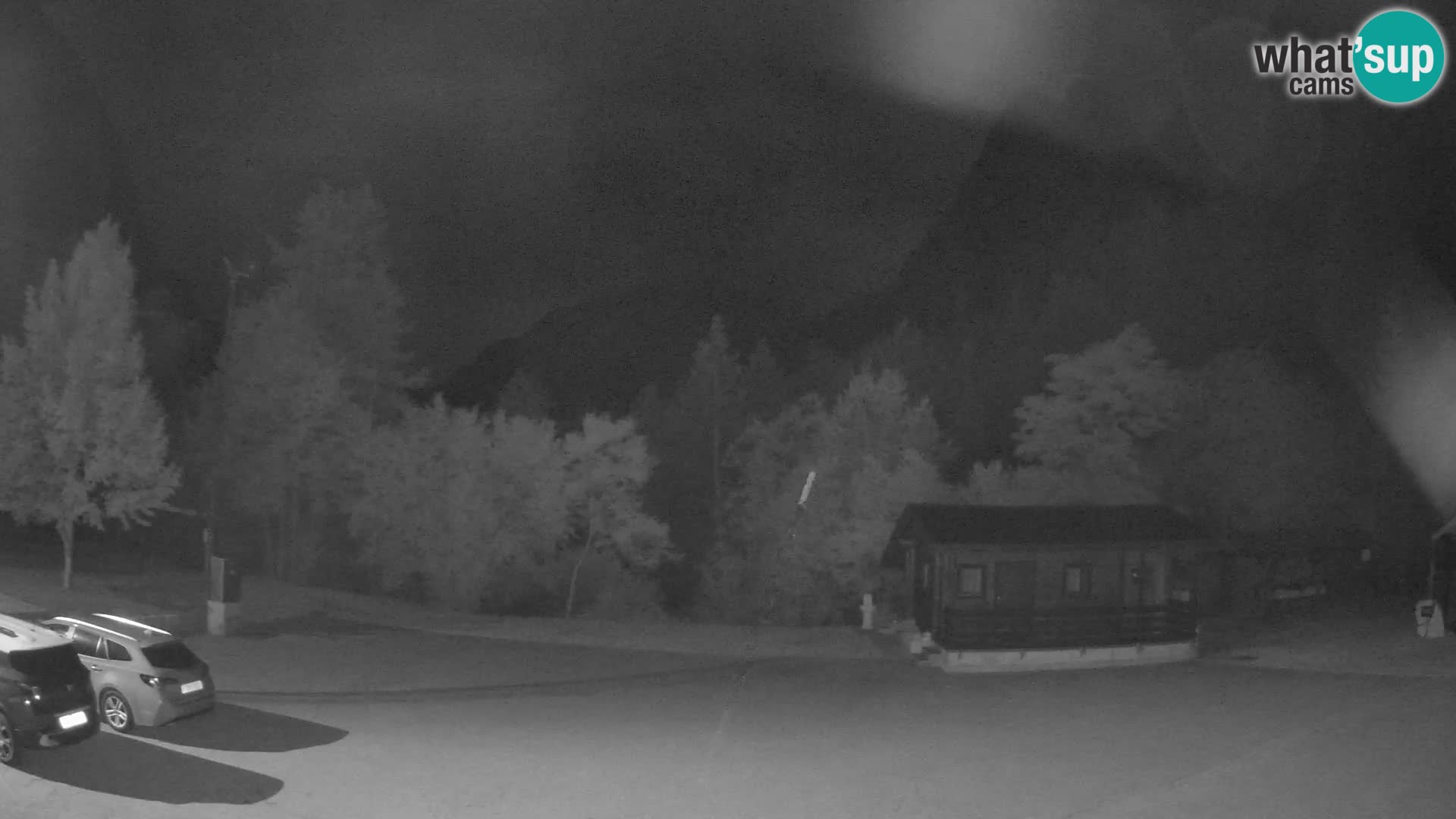 Log pod Mangartom webcam – Vue sur Jerebica et Rombon – Bovec – Slovénie