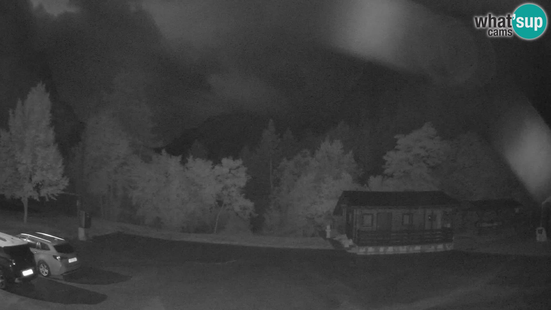 Spletna kamera Log pod Mangartom – Pogled na Jerebico in Rombon – Bovec – Slovenija