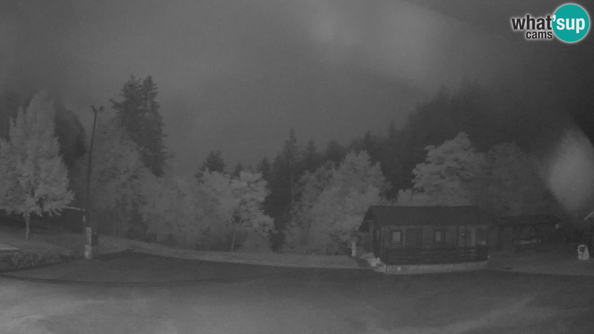 Log pod Mangartom webcam – View to Jerebica and Rombon – Bovec – Slovenia