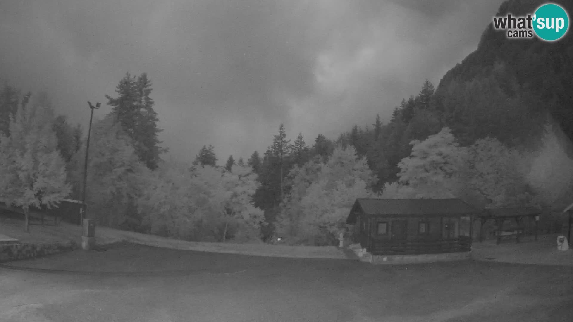 Log pod Mangartom Webcam – Blick auf Jerebica und Rombon – Bovec – Slowenien
