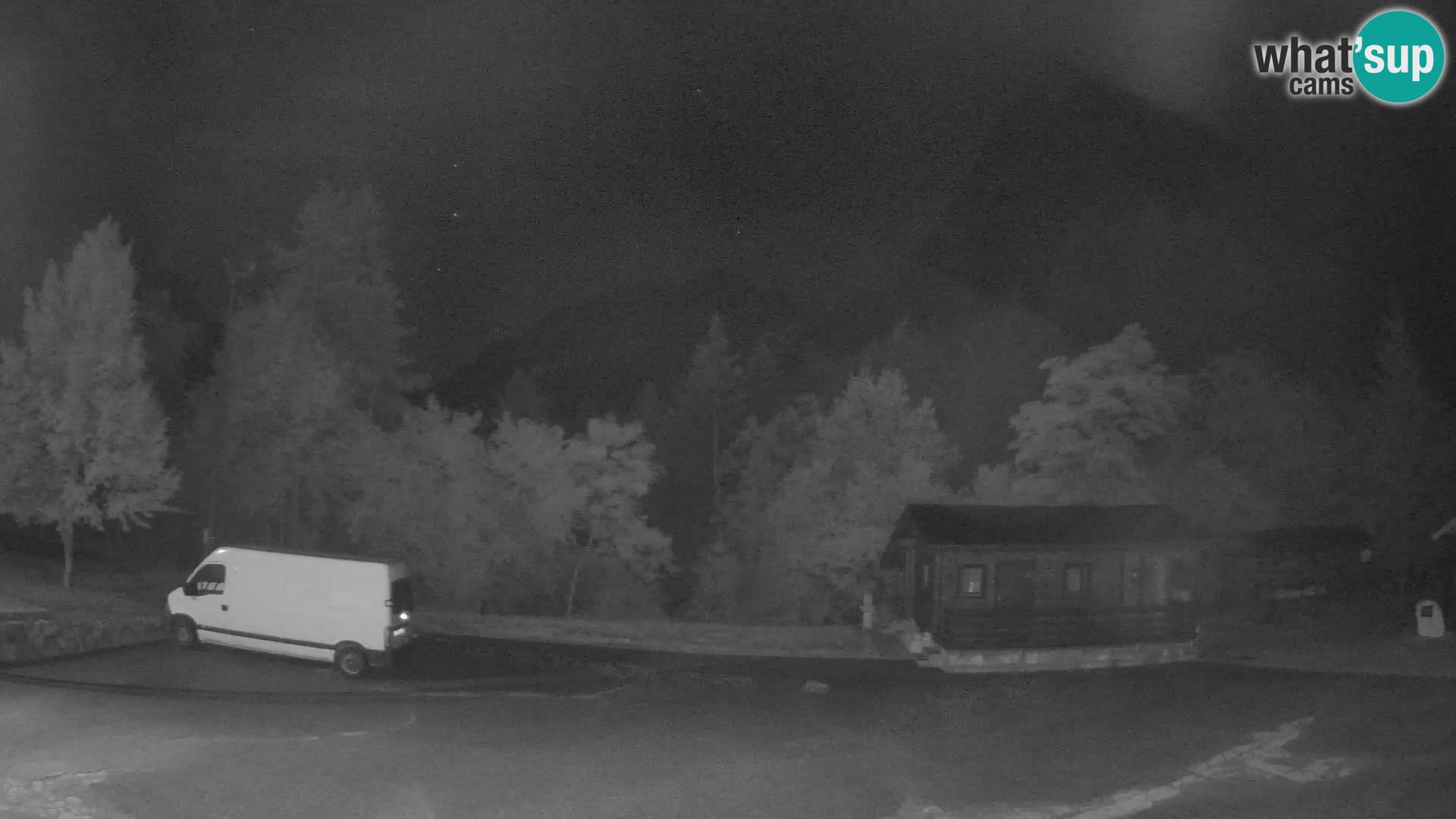 Log pod Mangartom webcam – View to Jerebica and Rombon – Bovec – Slovenia