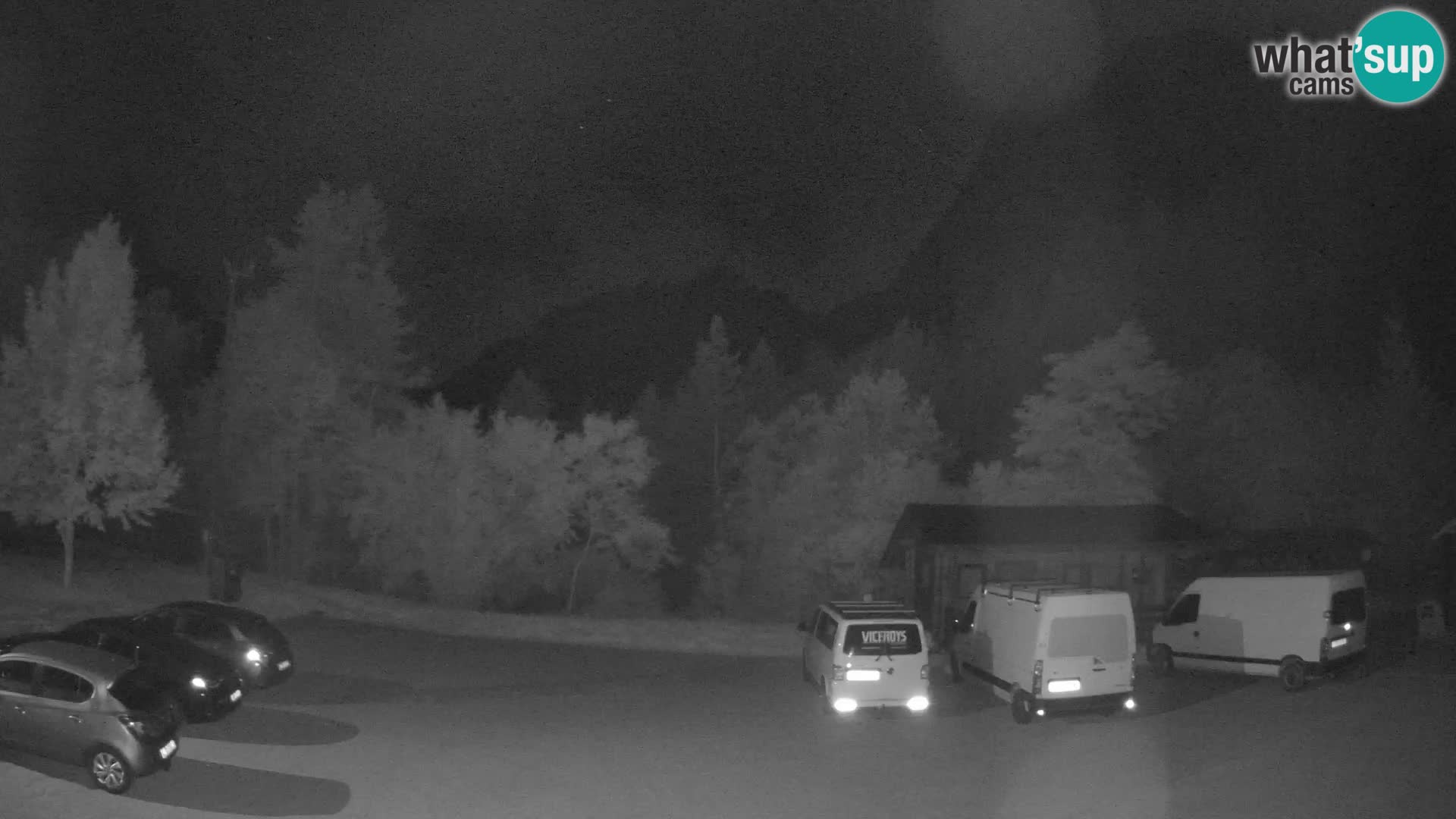 Log pod Mangartom webcam – Vue sur Jerebica et Rombon – Bovec – Slovénie