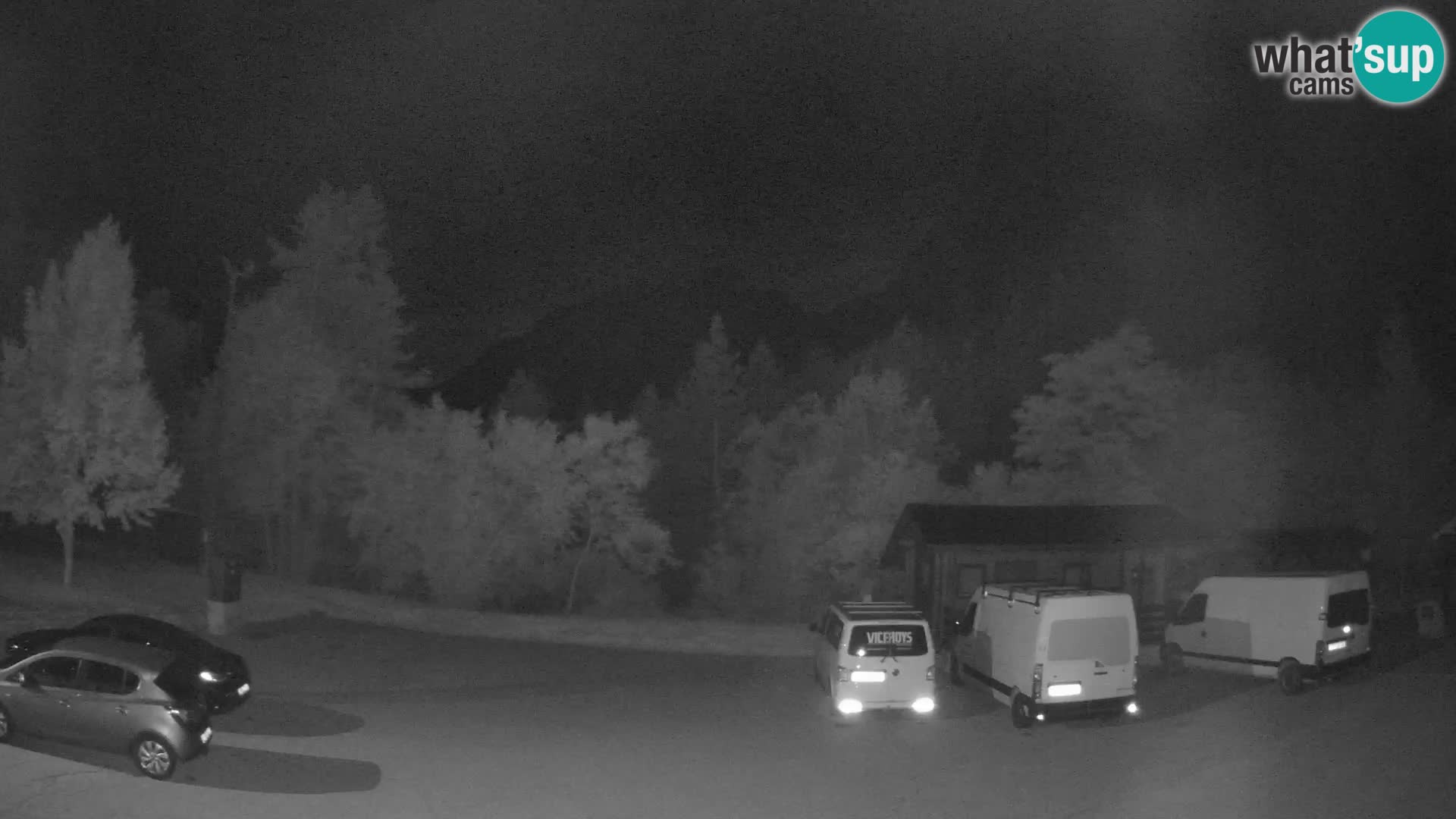 Log pod Mangartom Webcam – Blick auf Jerebica und Rombon – Bovec – Slowenien