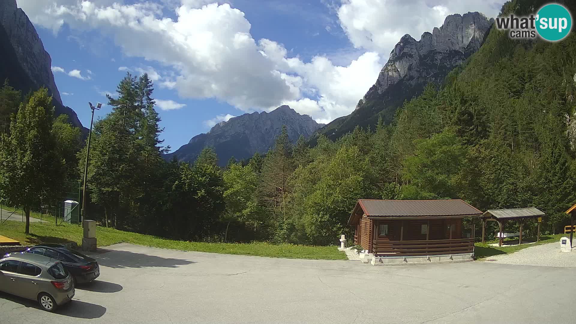 Cámara web Log pod Mangartom – Vista a Jerebica y Rombon – Bovec – Eslovenia