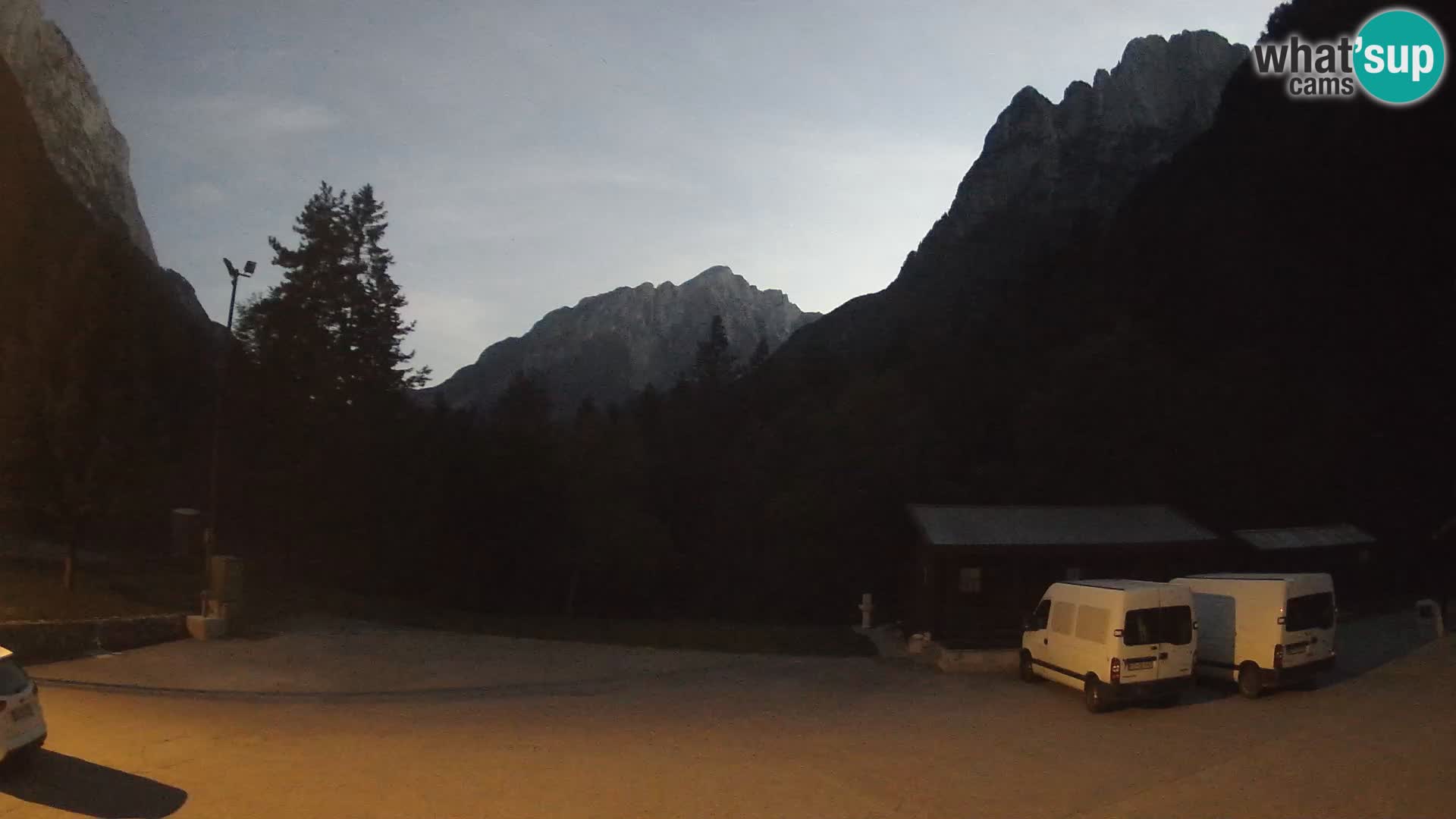 Cámara web Log pod Mangartom – Vista a Jerebica y Rombon – Bovec – Eslovenia