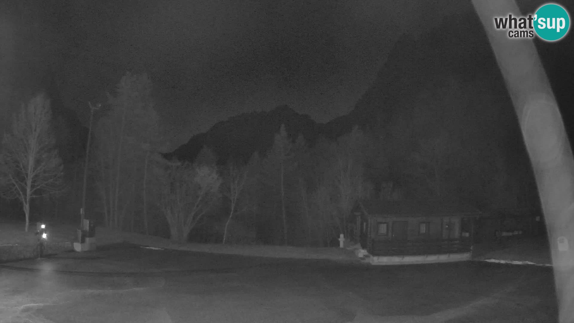 Log pod Mangartom webcam – View to Jerebica and Rombon – Bovec – Slovenia