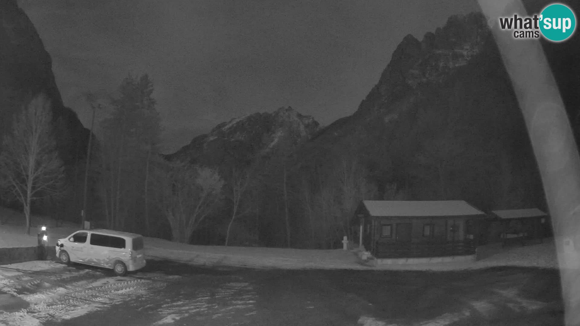 Cámara web Log pod Mangartom – Vista a Jerebica y Rombon – Bovec – Eslovenia