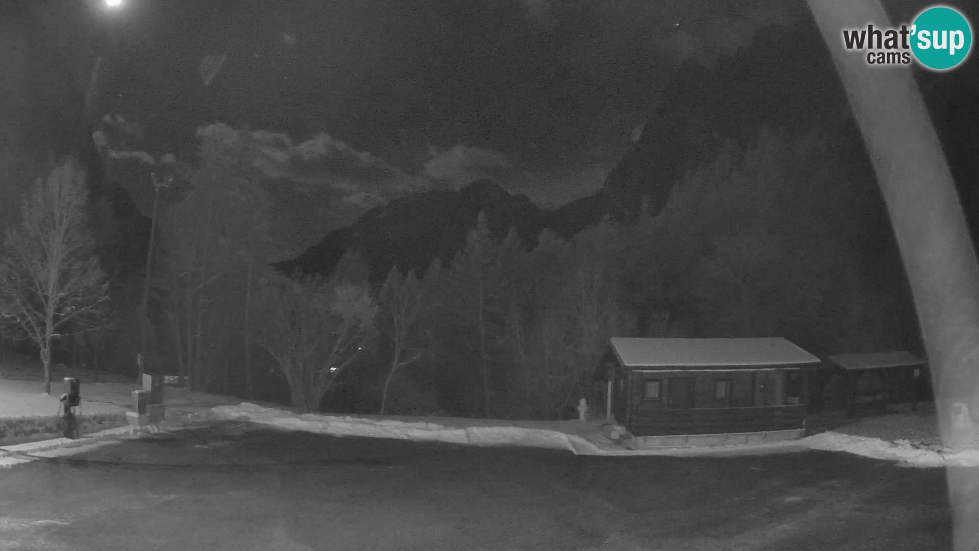 Log pod Mangartom Webcam – Blick auf Jerebica und Rombon – Bovec – Slowenien