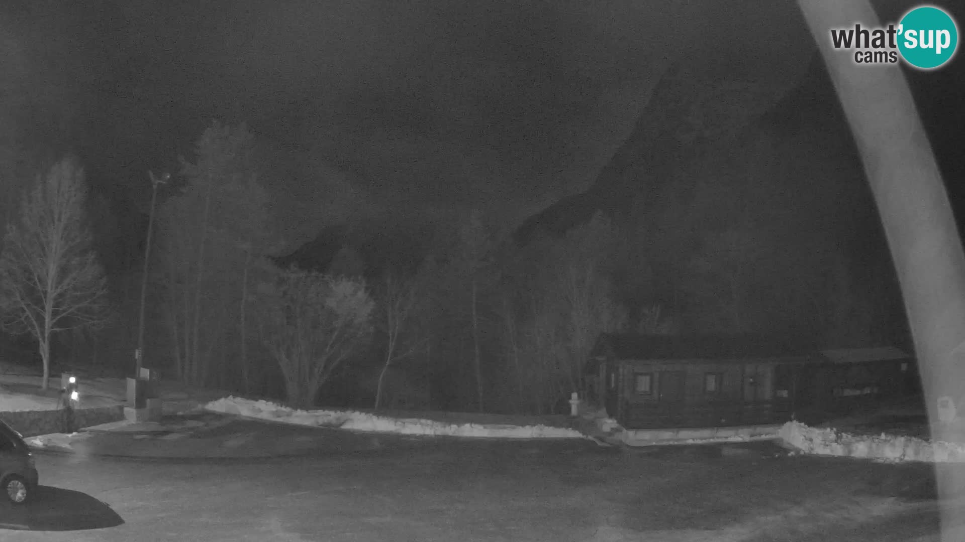 Log pod Mangartom webcam – View to Jerebica and Rombon – Bovec – Slovenia