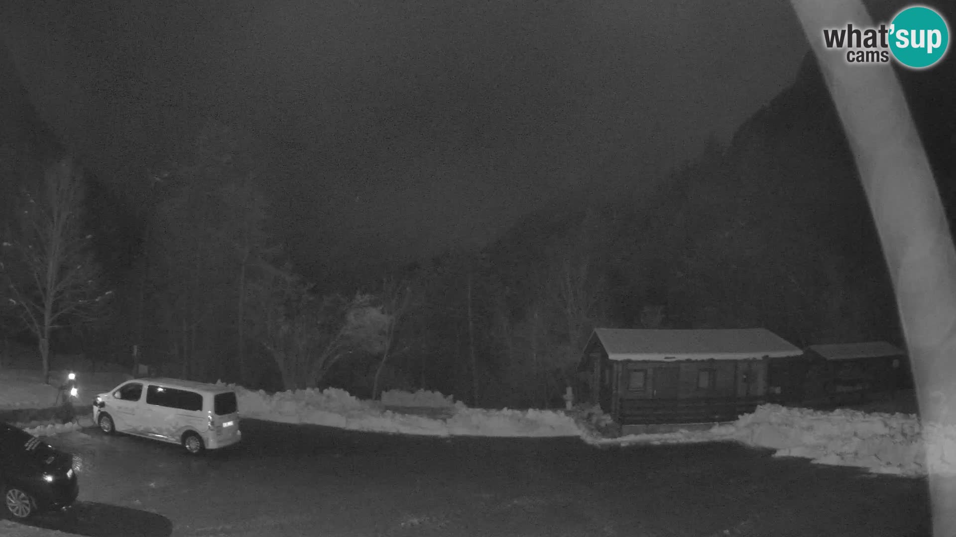 Log pod Mangartom webcam – Vue sur Jerebica et Rombon – Bovec – Slovénie
