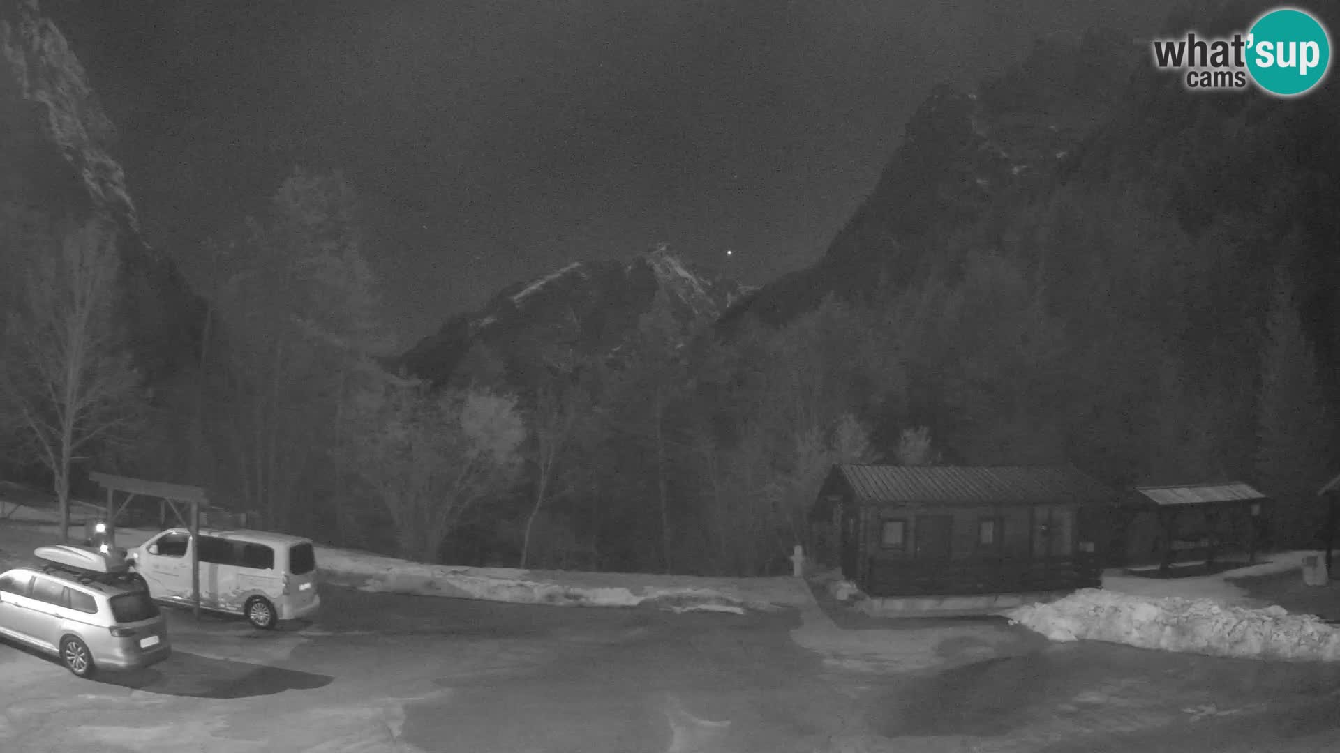 Cámara web Log pod Mangartom – Vista a Jerebica y Rombon – Bovec – Eslovenia