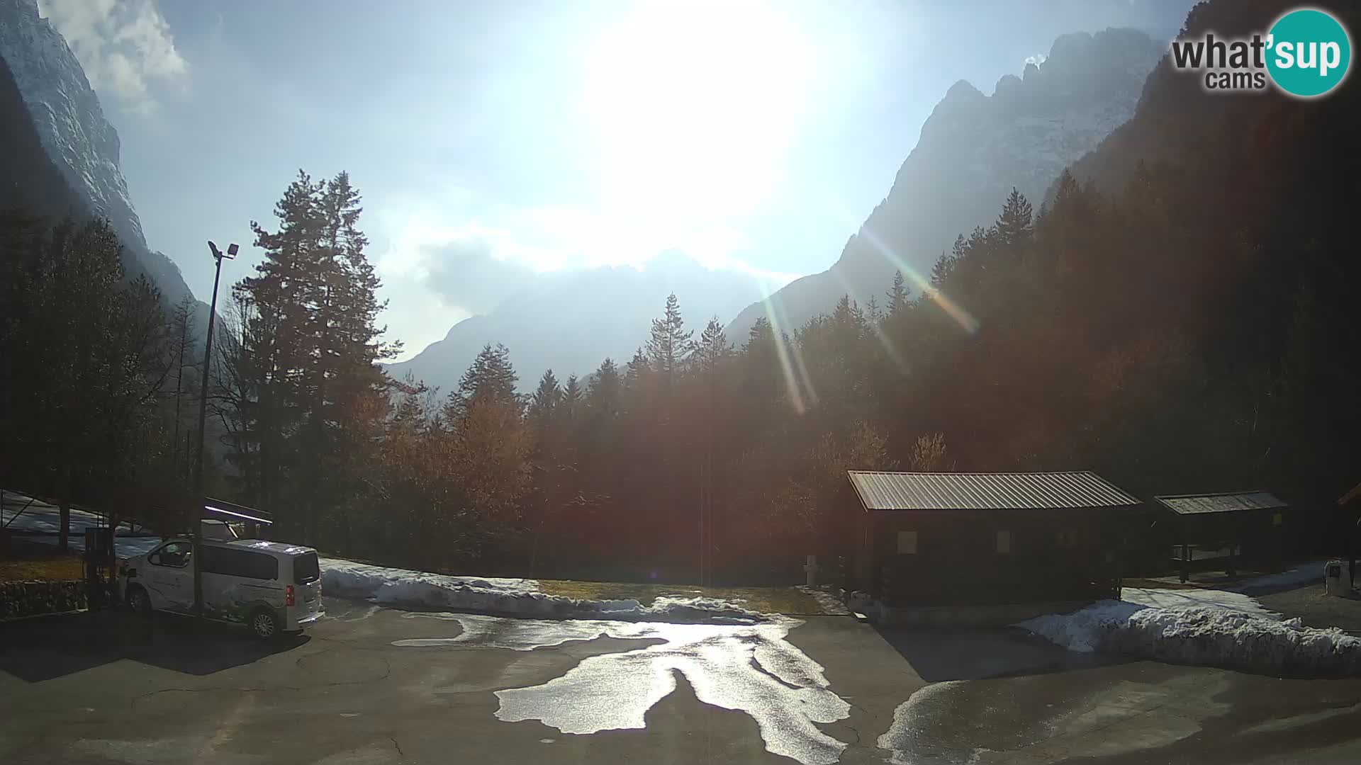 Cámara web Log pod Mangartom – Vista a Jerebica y Rombon – Bovec – Eslovenia