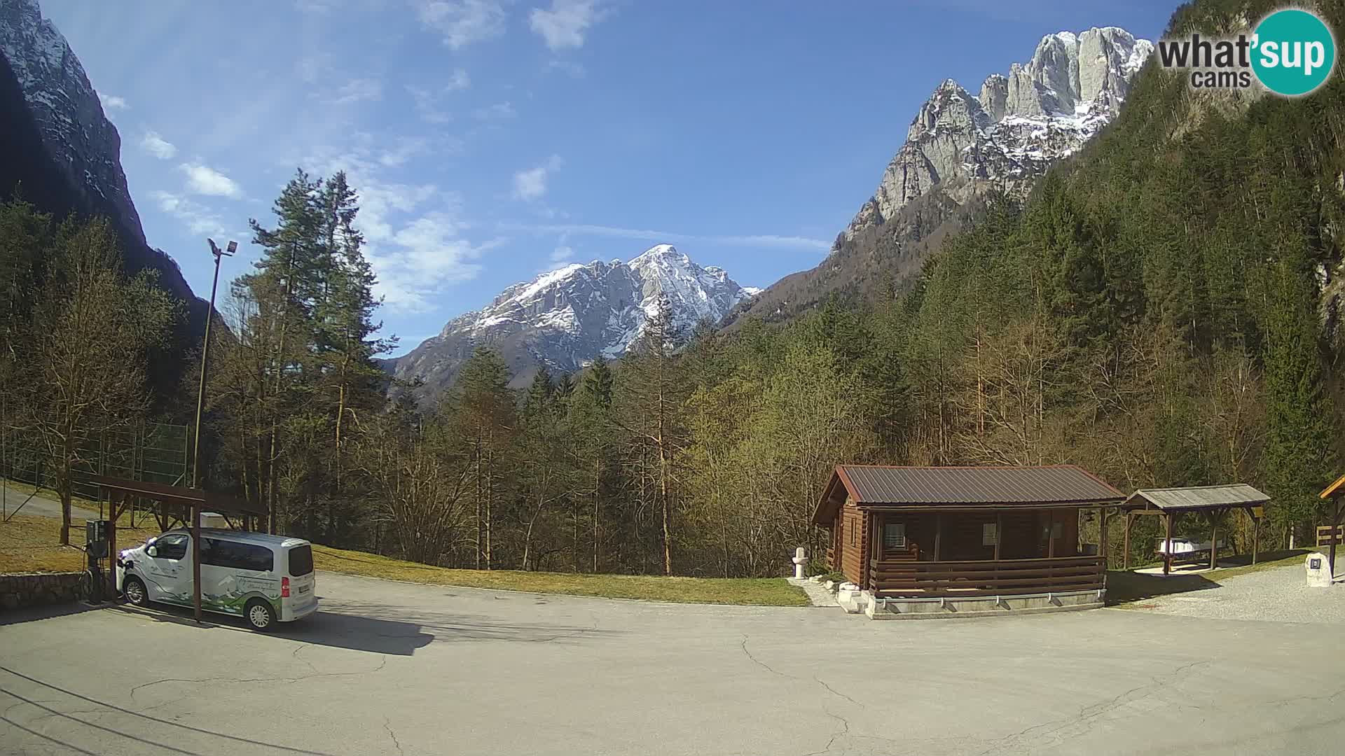Log pod Mangartom webcam – Vue sur Jerebica et Rombon – Bovec – Slovénie