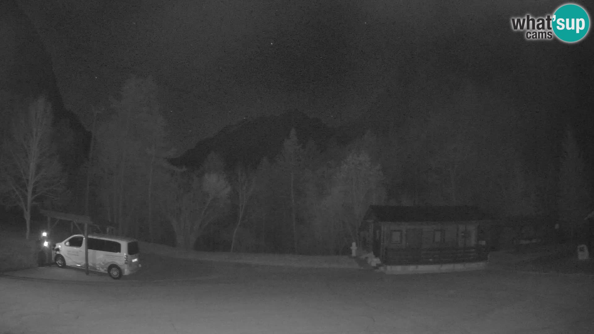 Log pod Mangartom webcam – View to Jerebica and Rombon – Bovec – Slovenia