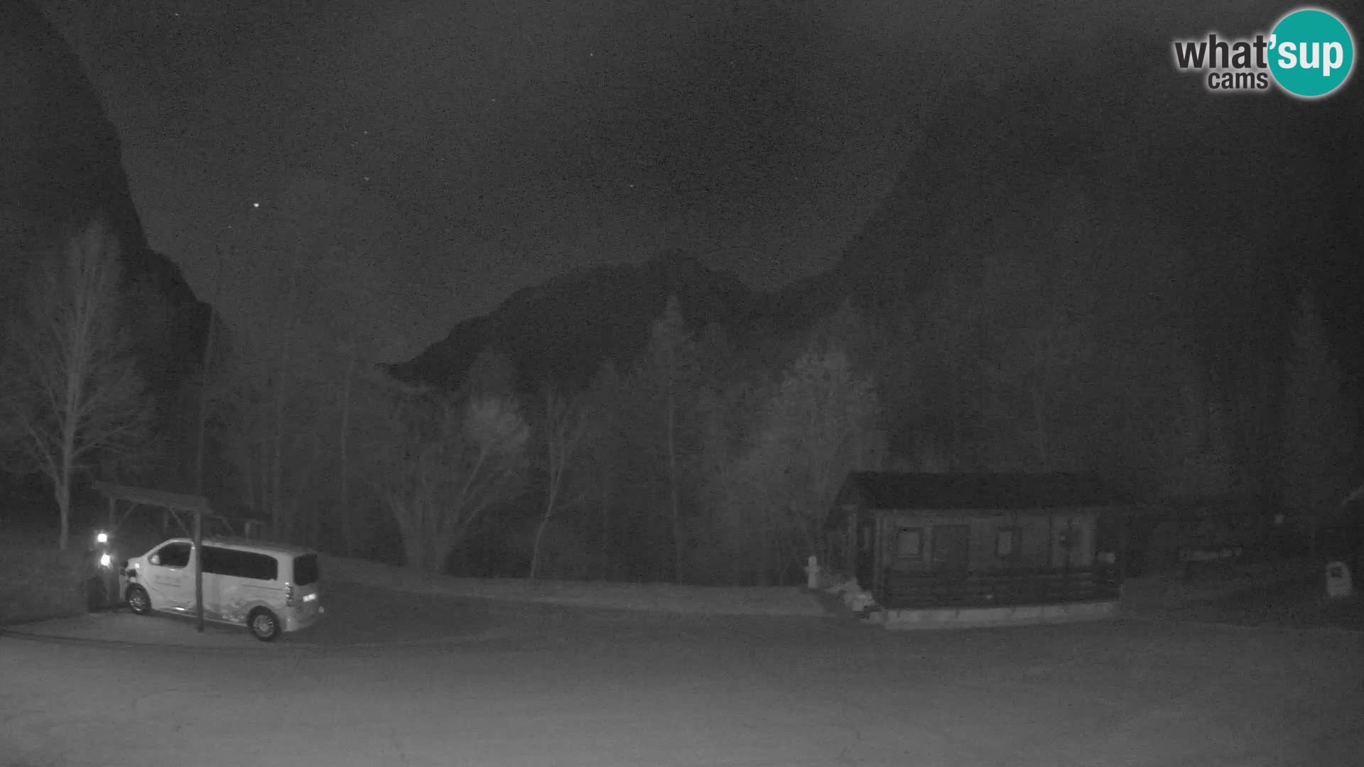Log pod Mangartom Webcam – Blick auf Jerebica und Rombon – Bovec – Slowenien