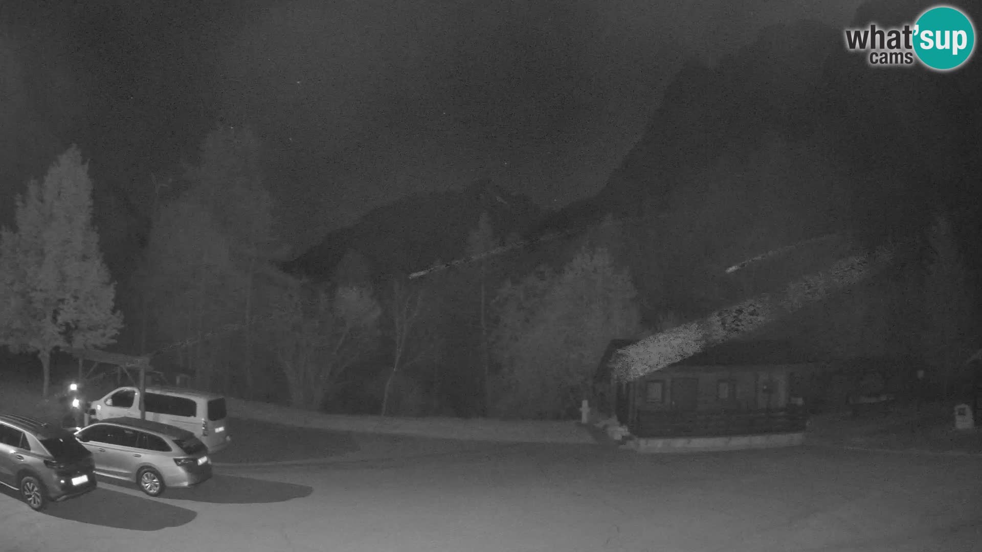 Log pod Mangartom webcam – Vue sur Jerebica et Rombon – Bovec – Slovénie