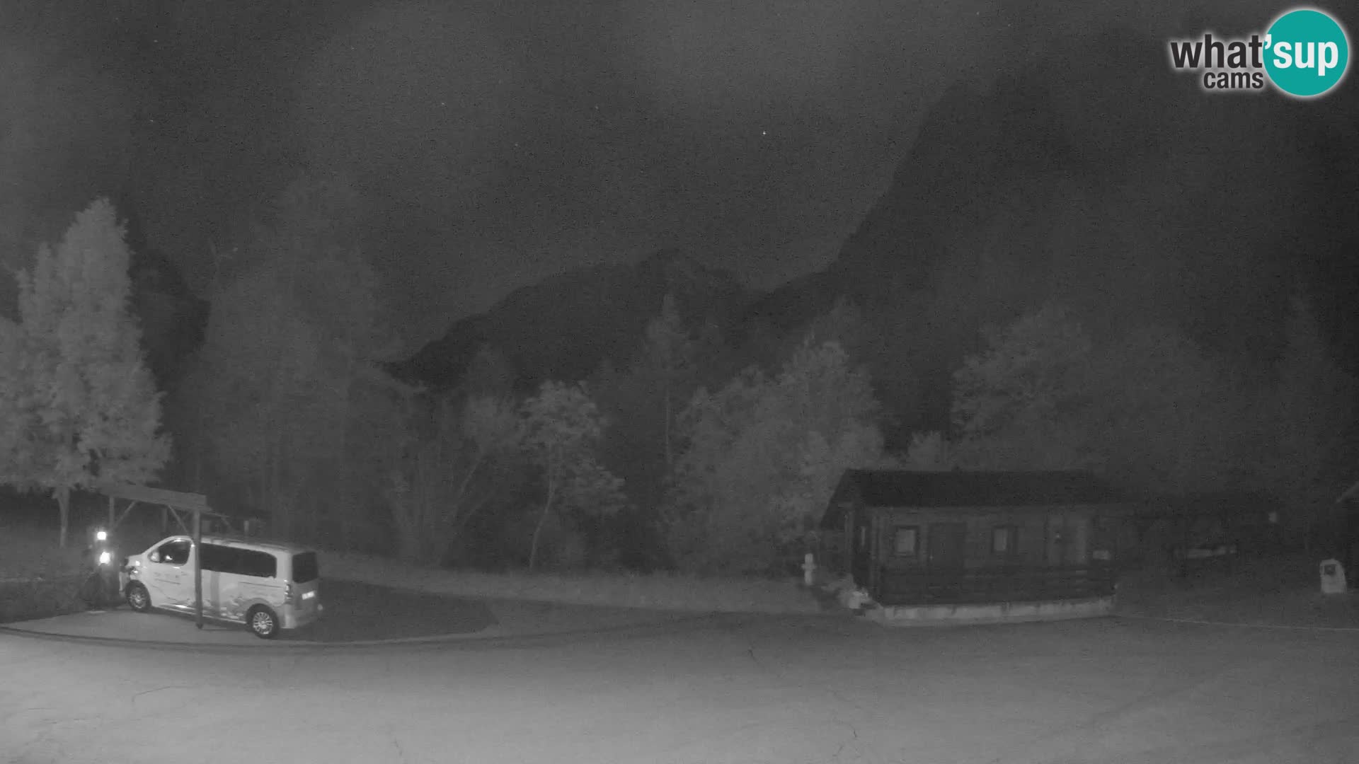 Log pod Mangartom webcam – View to Jerebica and Rombon – Bovec – Slovenia