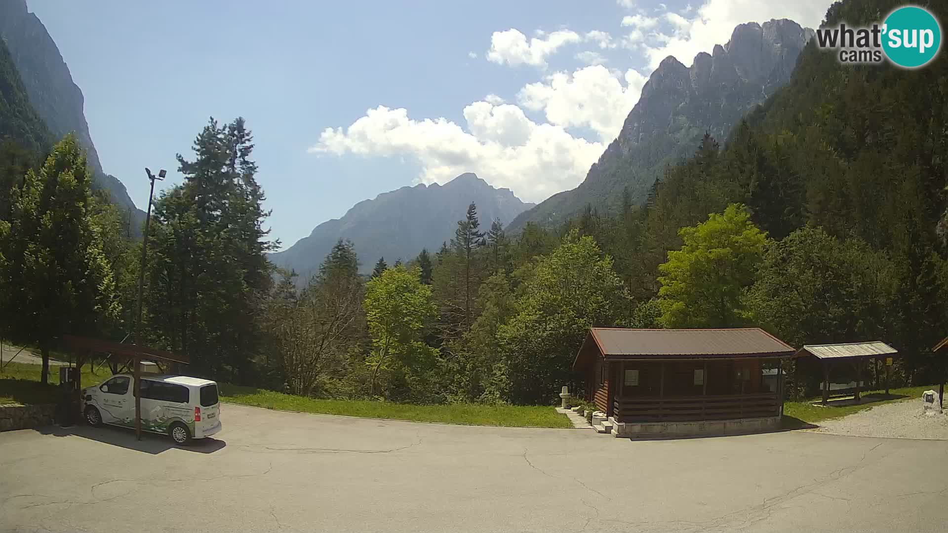 Cámara web Log pod Mangartom – Vista a Jerebica y Rombon – Bovec – Eslovenia