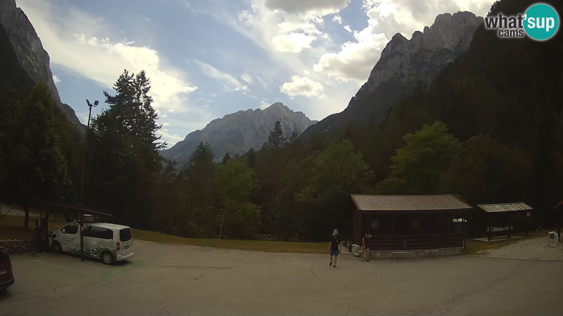 Web kamera Log pod Mangartom – Pogled na Jerebicu i Rombon – Bovec – Slovenija