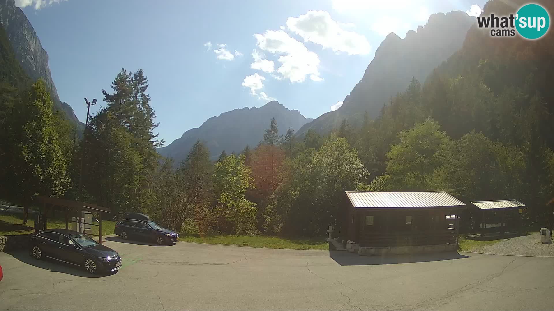 Cámara web Log pod Mangartom – Vista a Jerebica y Rombon – Bovec – Eslovenia