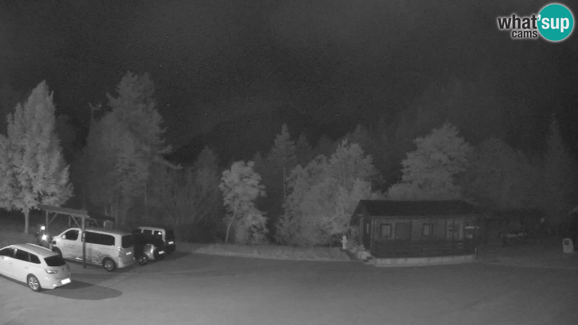 Log pod Mangartom webcam – View to Jerebica and Rombon – Bovec – Slovenia
