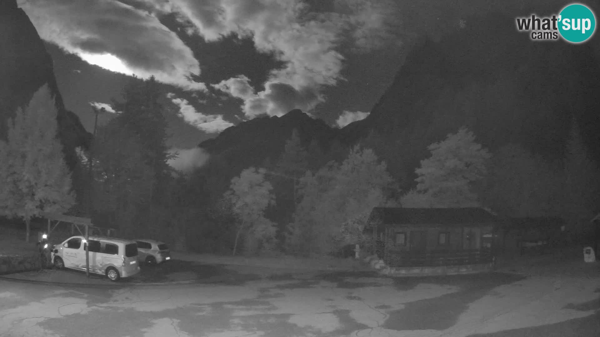 Cámara web Log pod Mangartom – Vista a Jerebica y Rombon – Bovec – Eslovenia