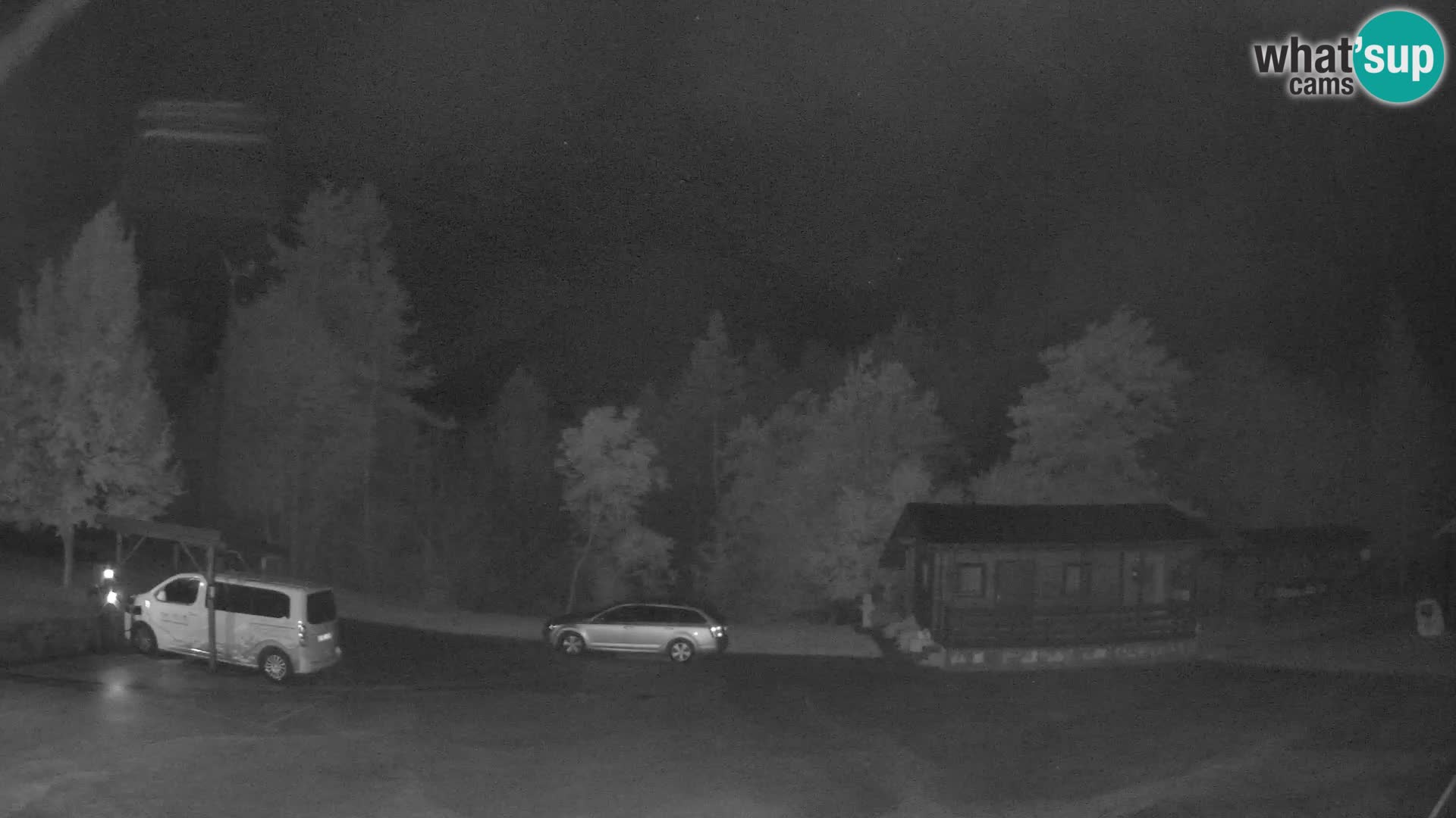 Spletna kamera Log pod Mangartom – Pogled na Jerebico in Rombon – Bovec – Slovenija