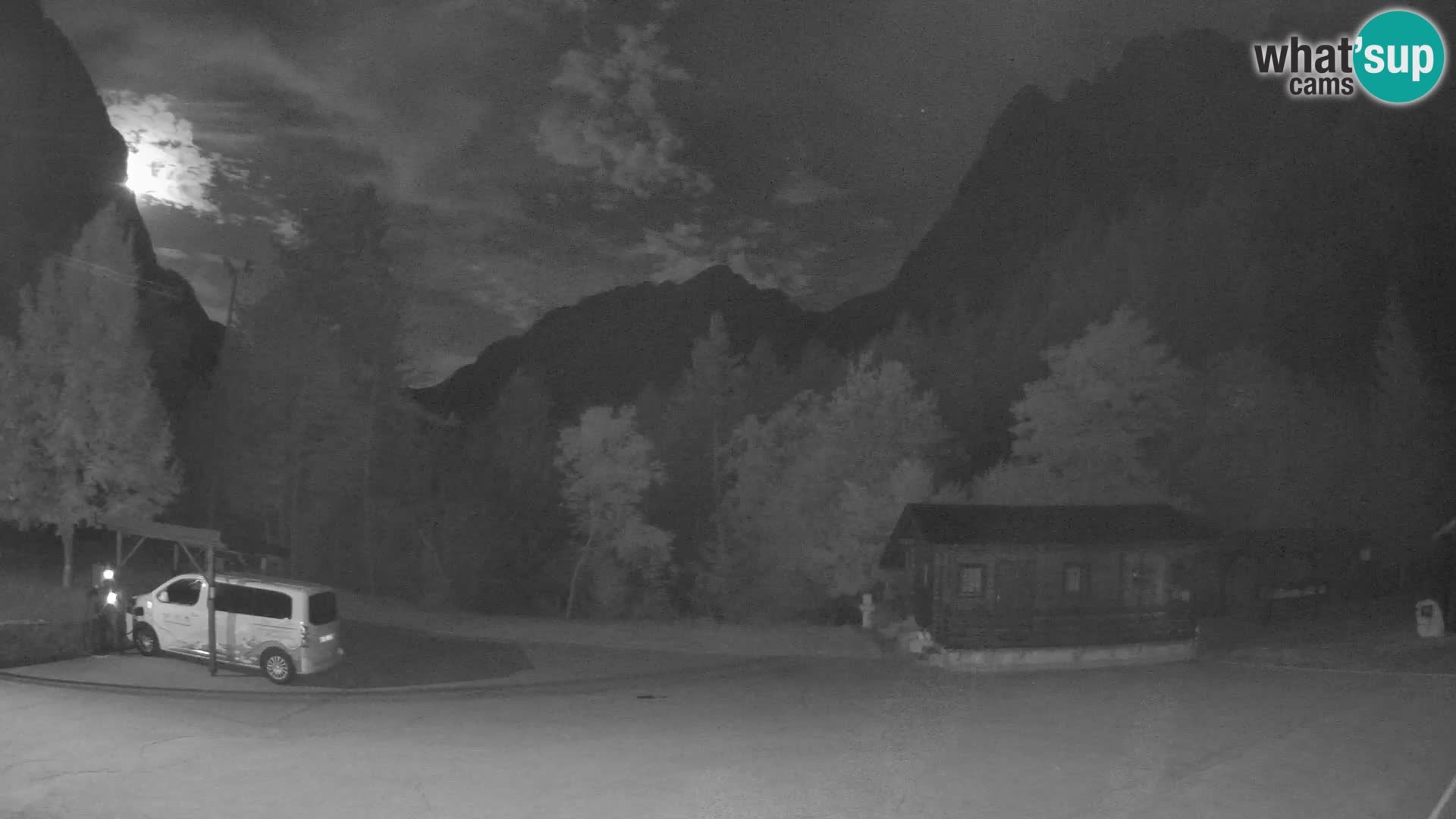 Cámara web Log pod Mangartom – Vista a Jerebica y Rombon – Bovec – Eslovenia
