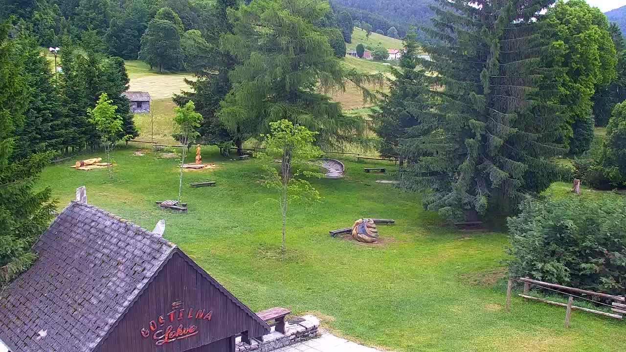 Camera en vivo Lokve – La belleza del bosque de Trnovo