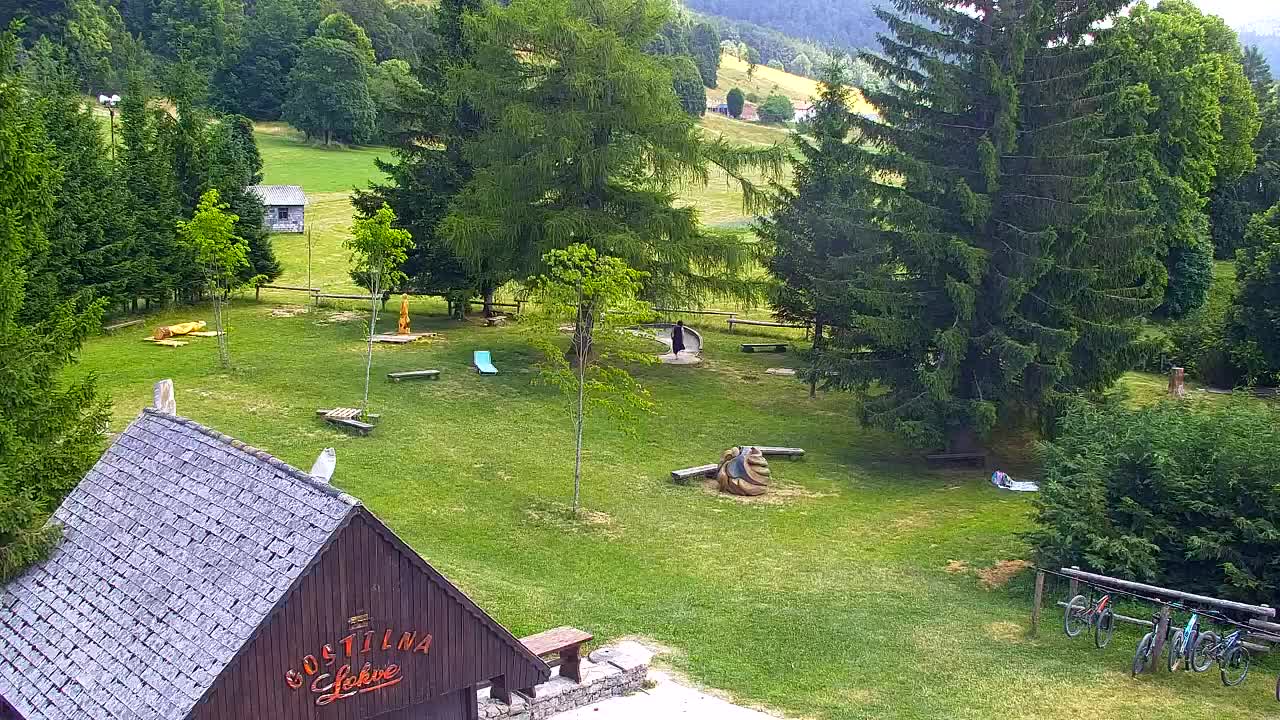 Camera en vivo Lokve – La belleza del bosque de Trnovo