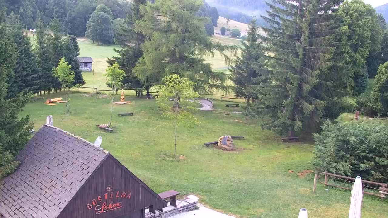 Camera en vivo Lokve – La belleza del bosque de Trnovo