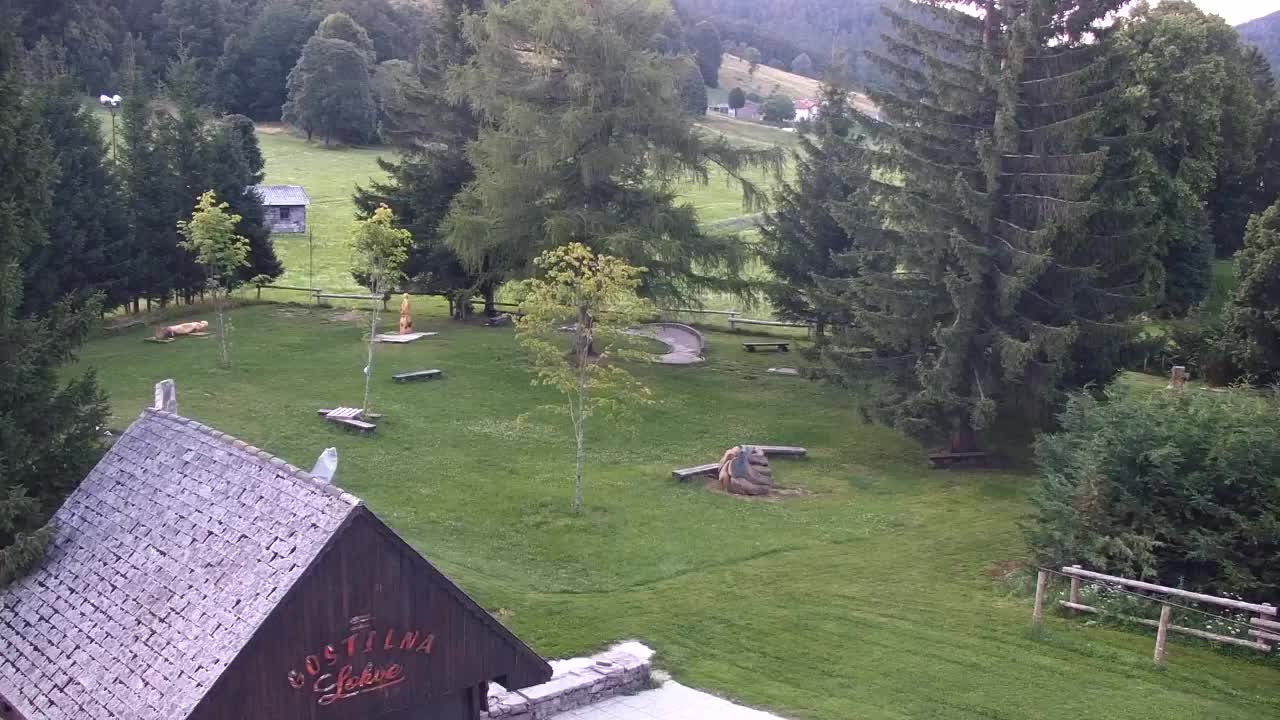 Camera en vivo Lokve – La belleza del bosque de Trnovo