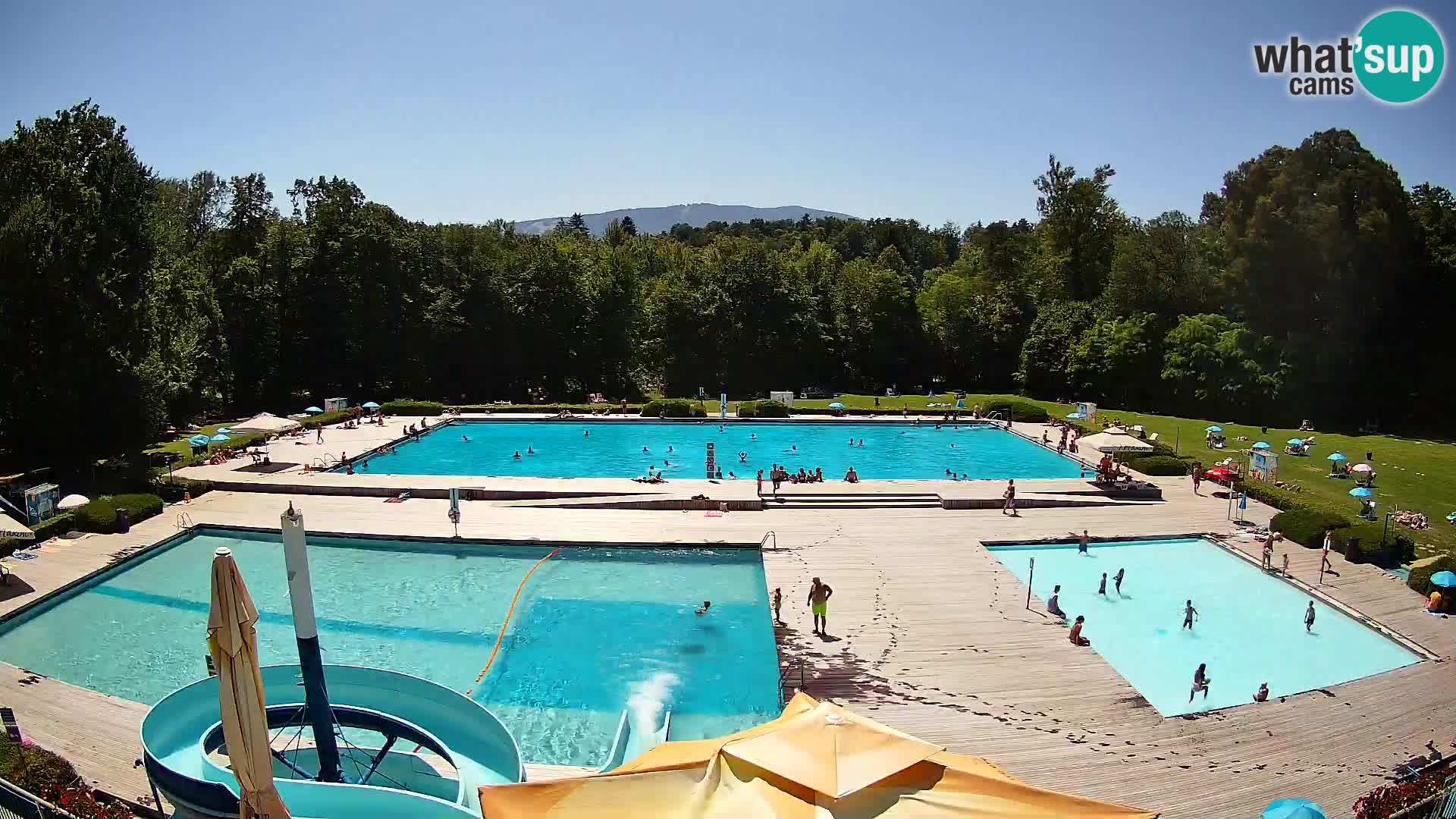 Webcam Kopališče Mariborski otok – Maribor Island Swimming Pool