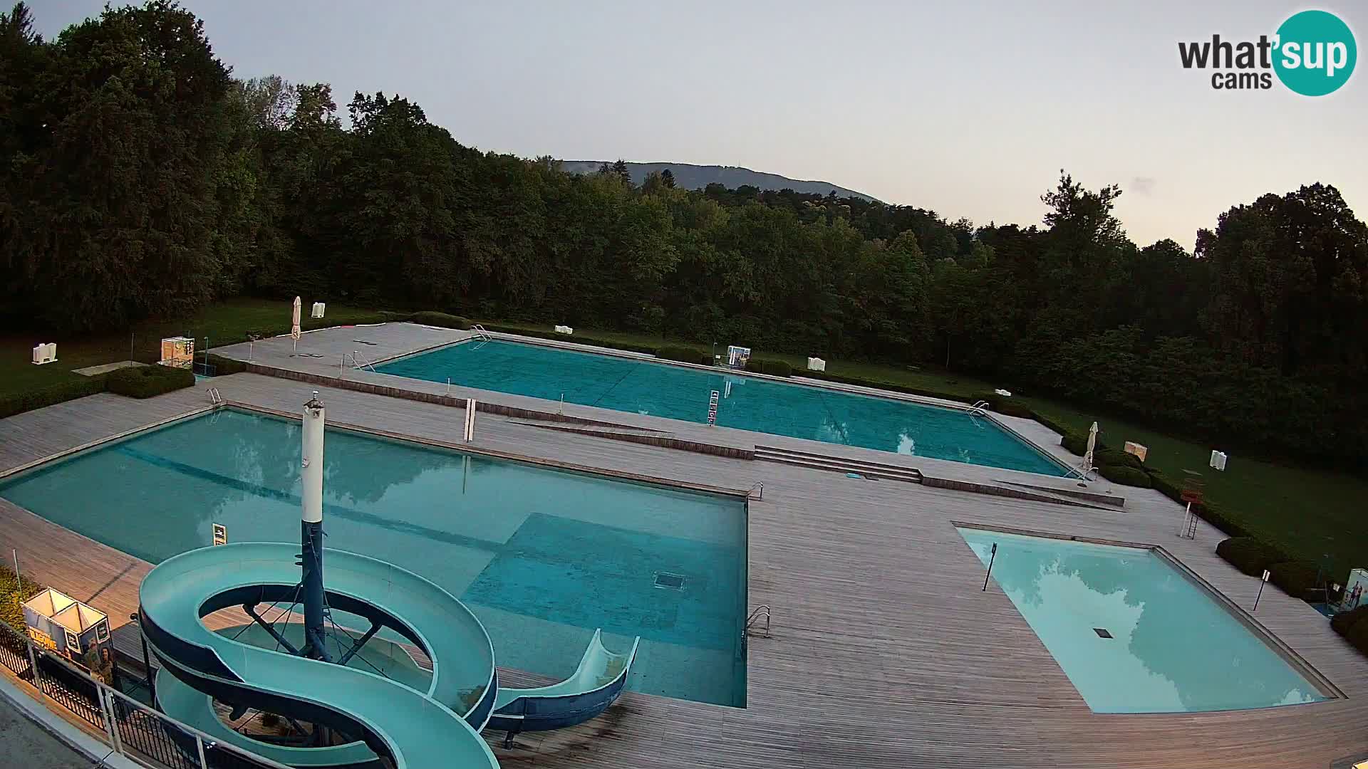 Spletna kamera Kopališče Mariborski otok