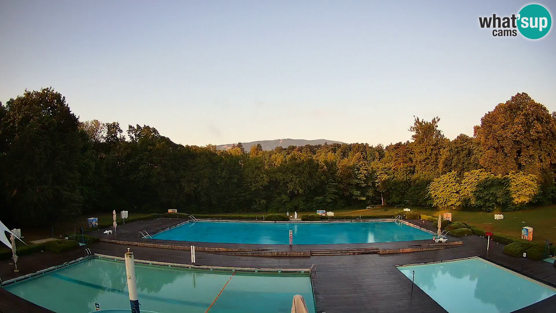 Webcam Schwimmbad der Insel Maribor