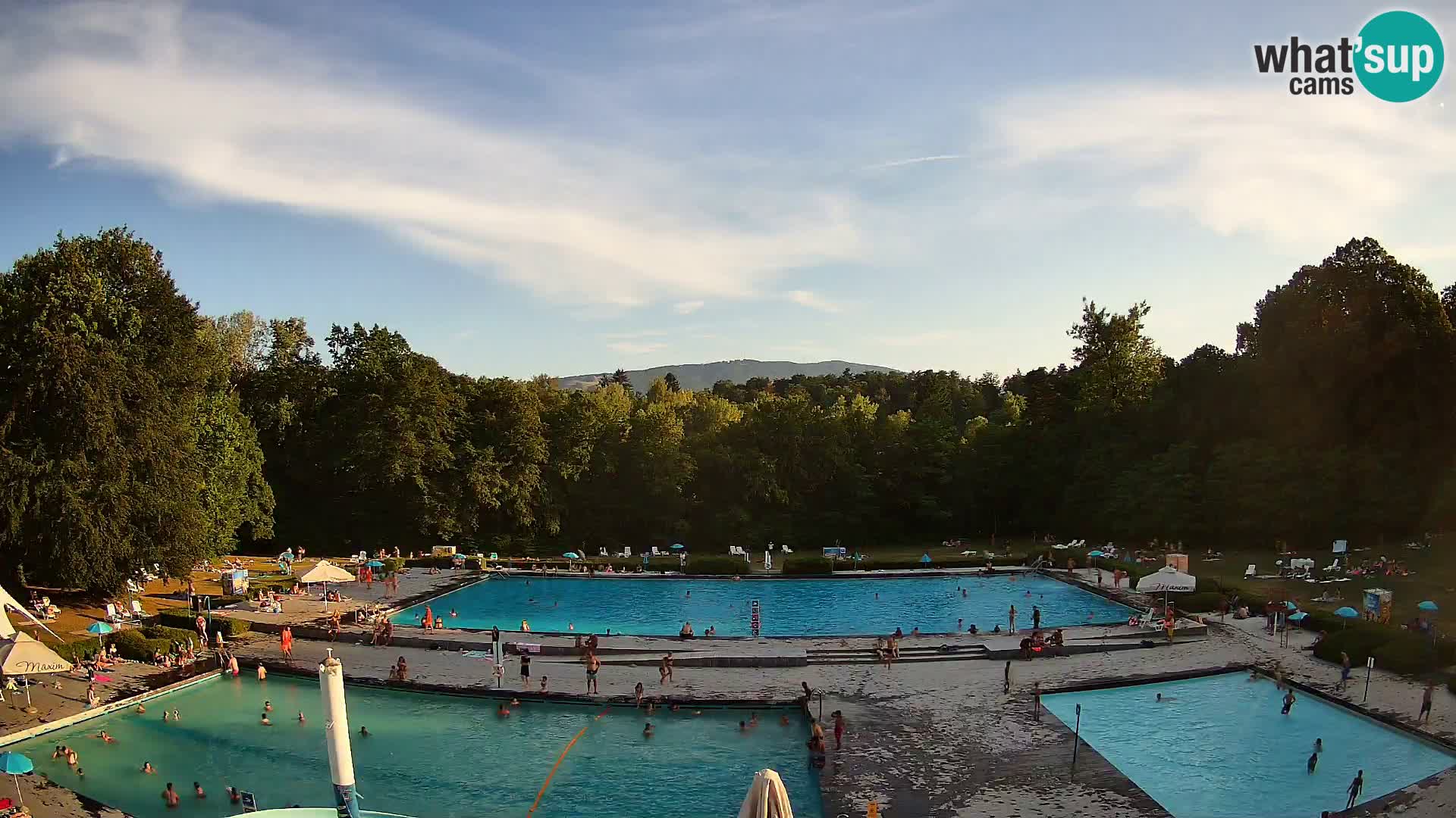 Webcam Kopališče Mariborski otok – Maribor Island Swimming Pool