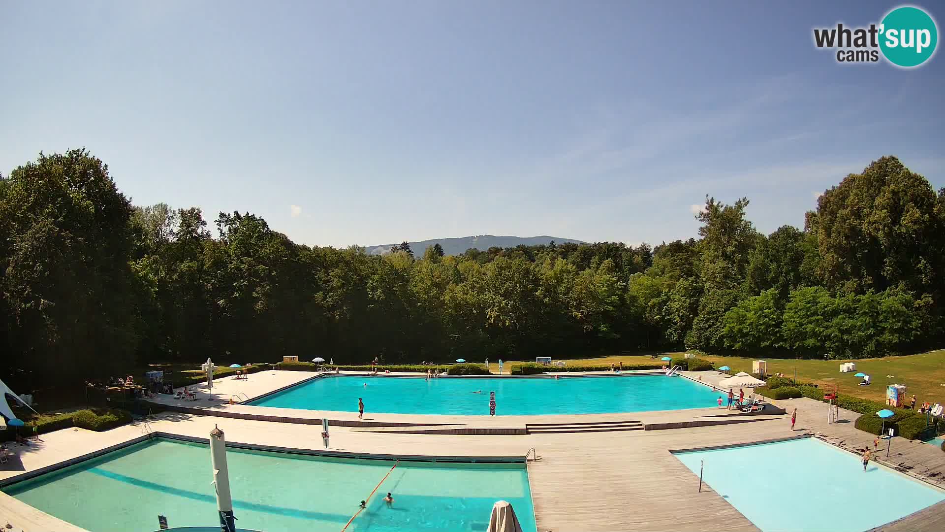 Webcam Schwimmbad der Insel Maribor