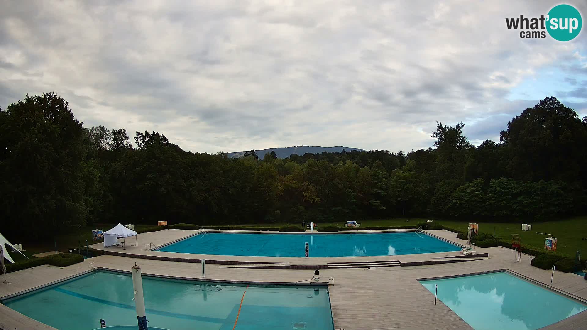Webcam Schwimmbad der Insel Maribor