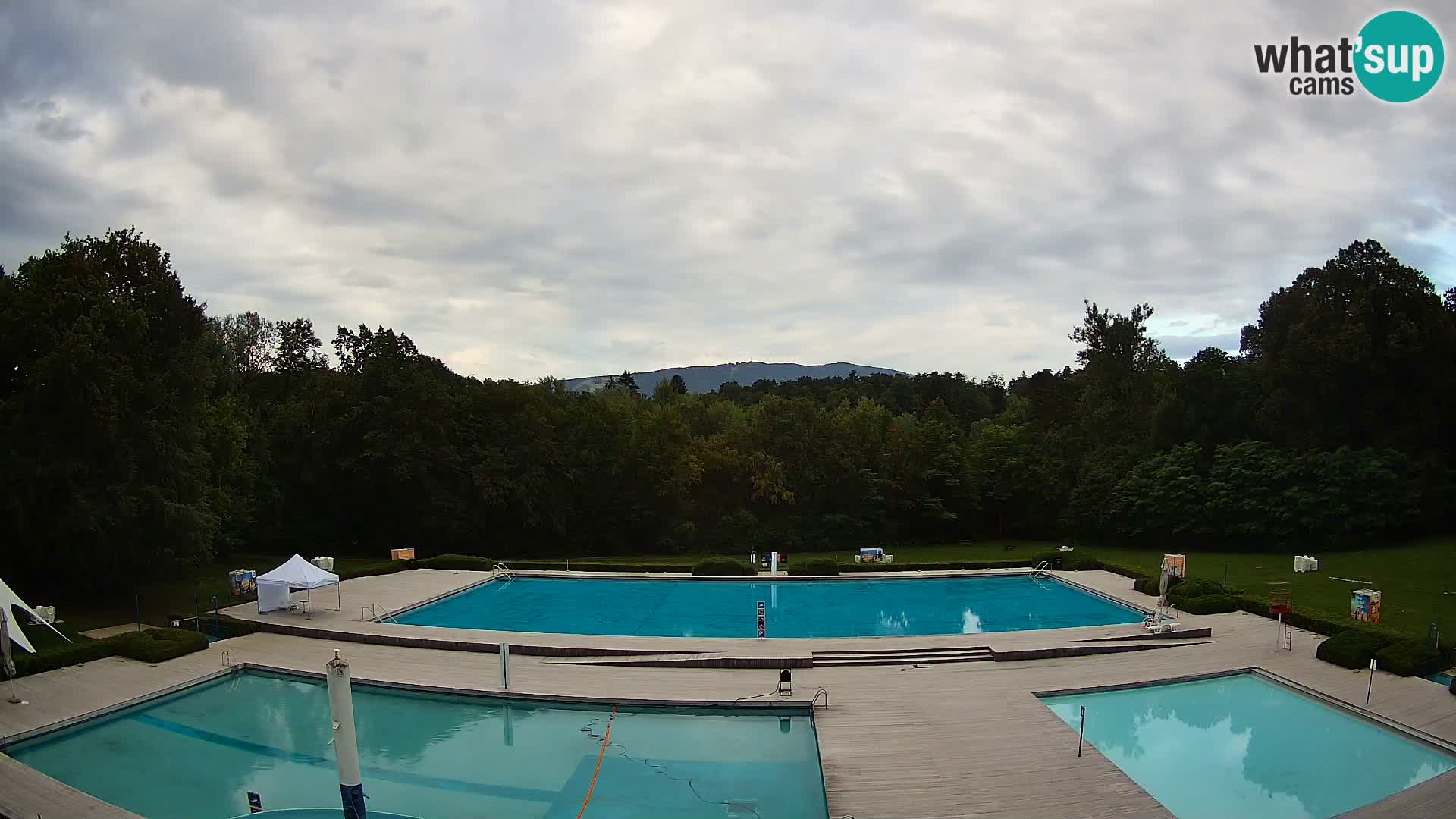 Webcam Schwimmbad der Insel Maribor