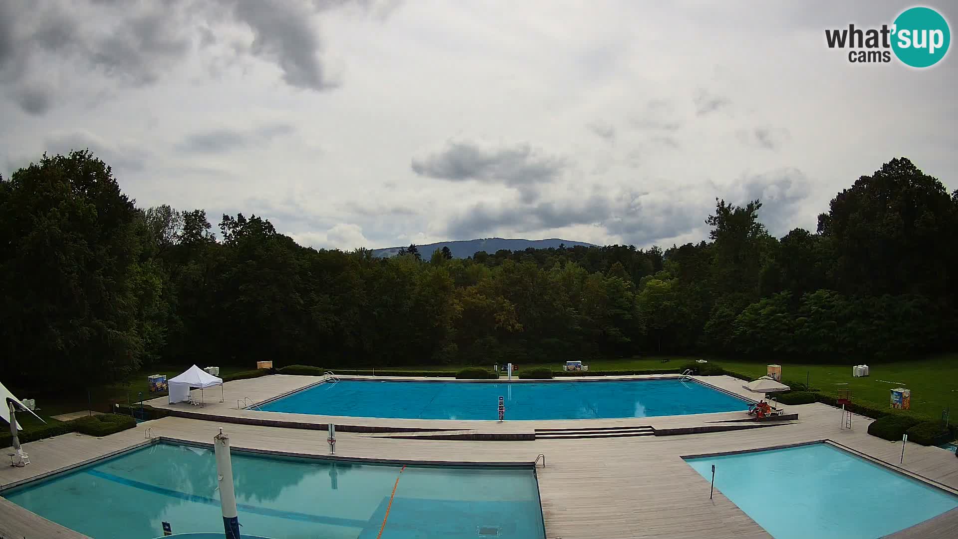 Webcam Schwimmbad der Insel Maribor