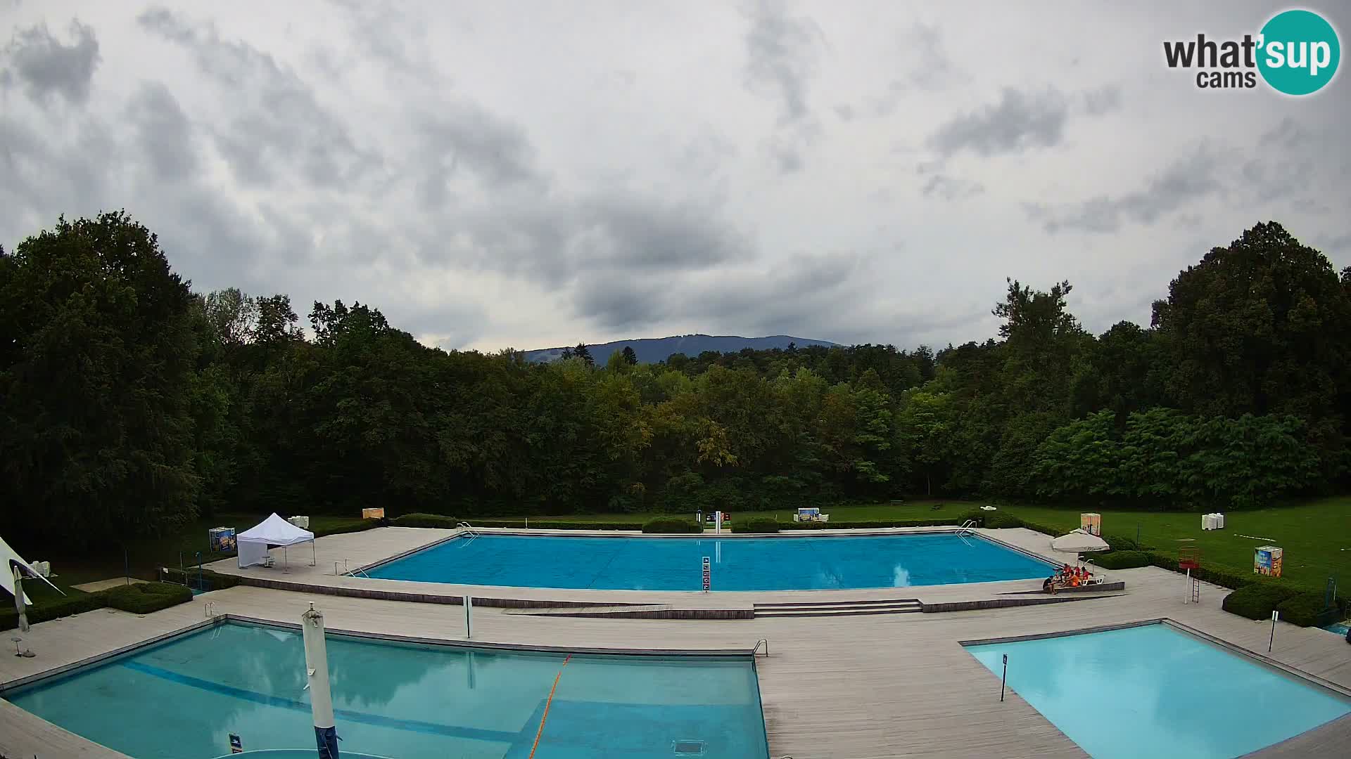 Webcam Schwimmbad der Insel Maribor