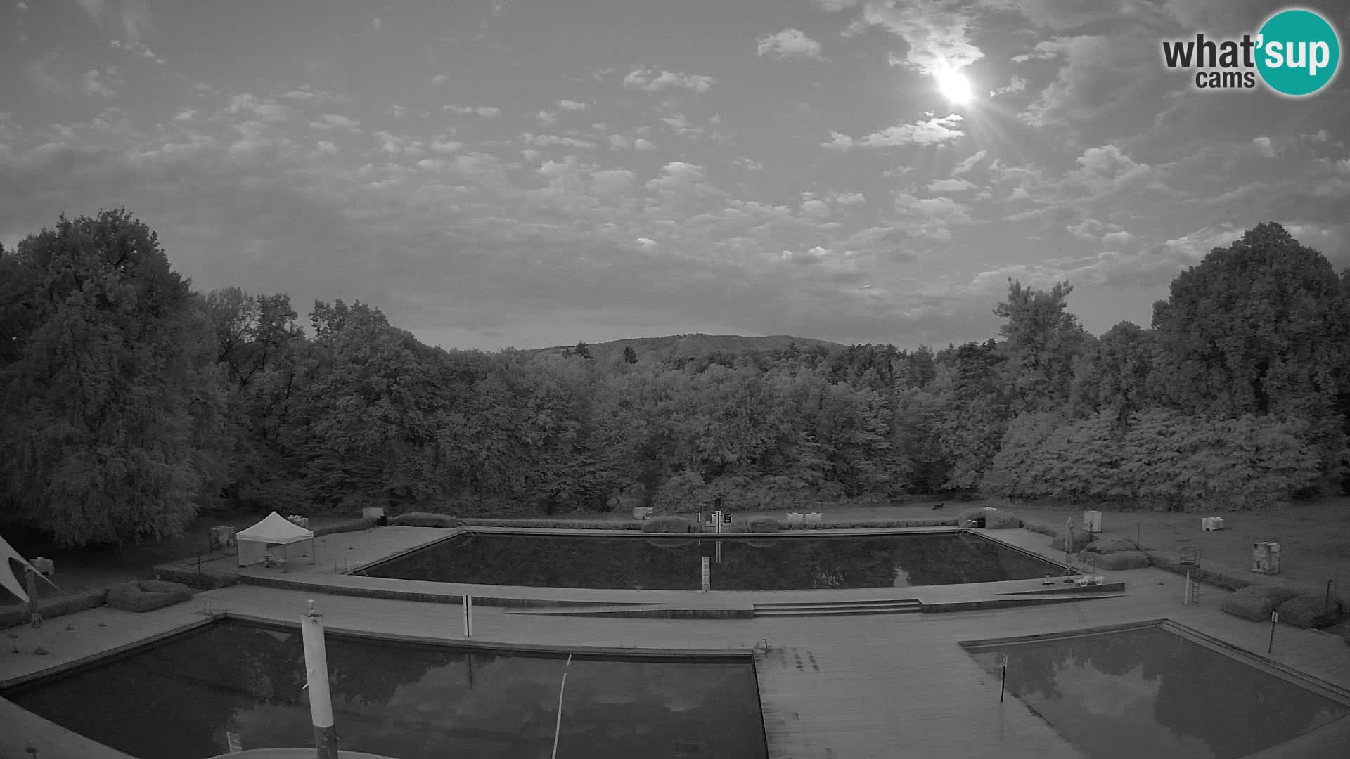 Webcam Schwimmbad der Insel Maribor