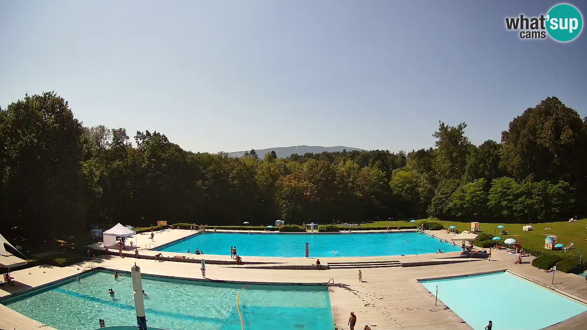 Spletna kamera Kopališče Mariborski otok