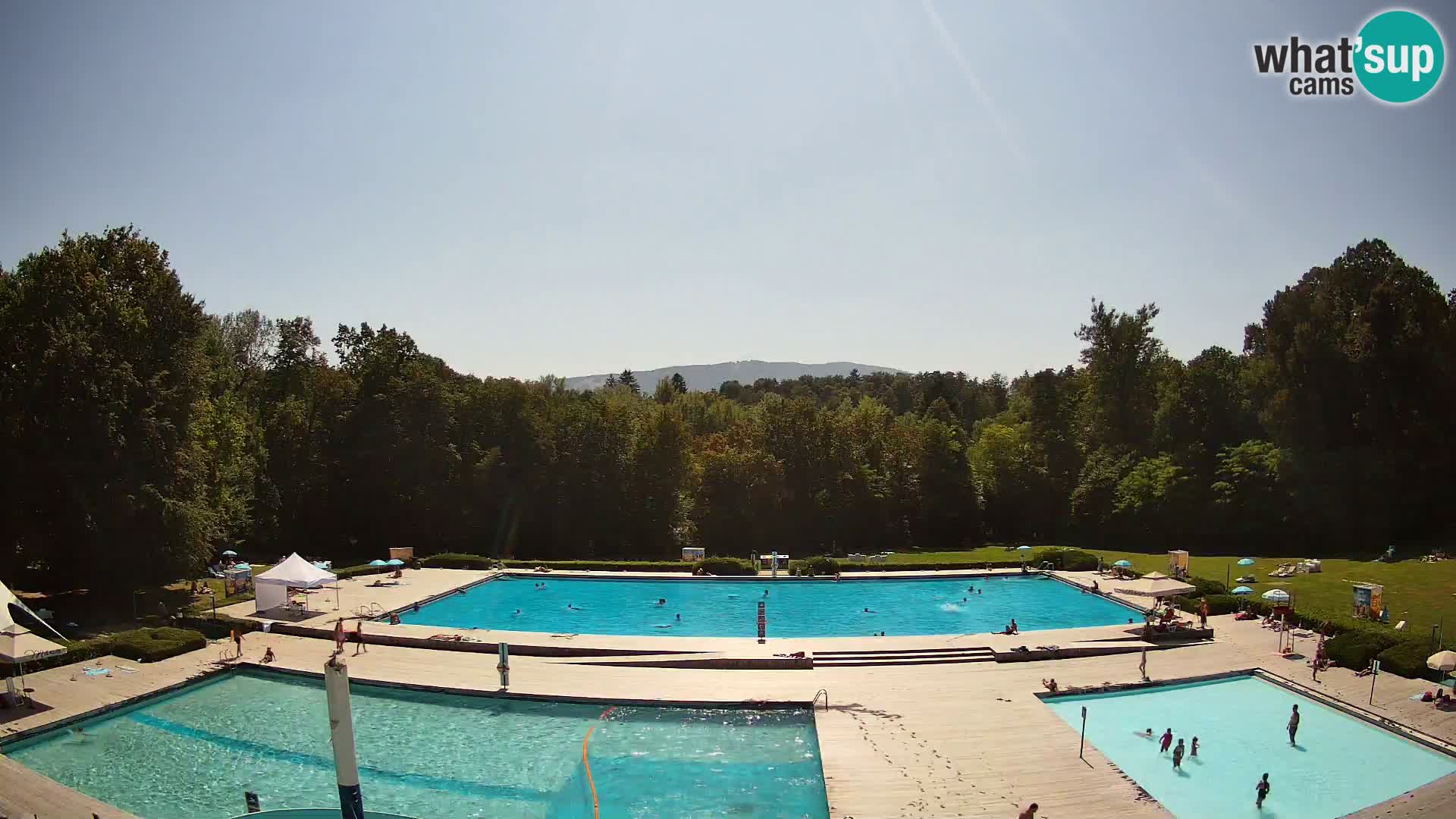Webcam Schwimmbad der Insel Maribor