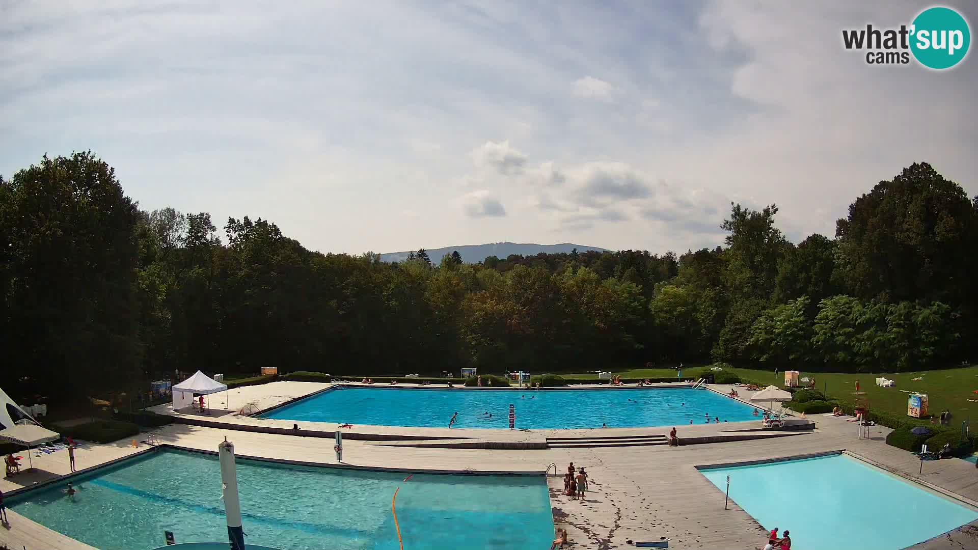 Webcam Schwimmbad der Insel Maribor