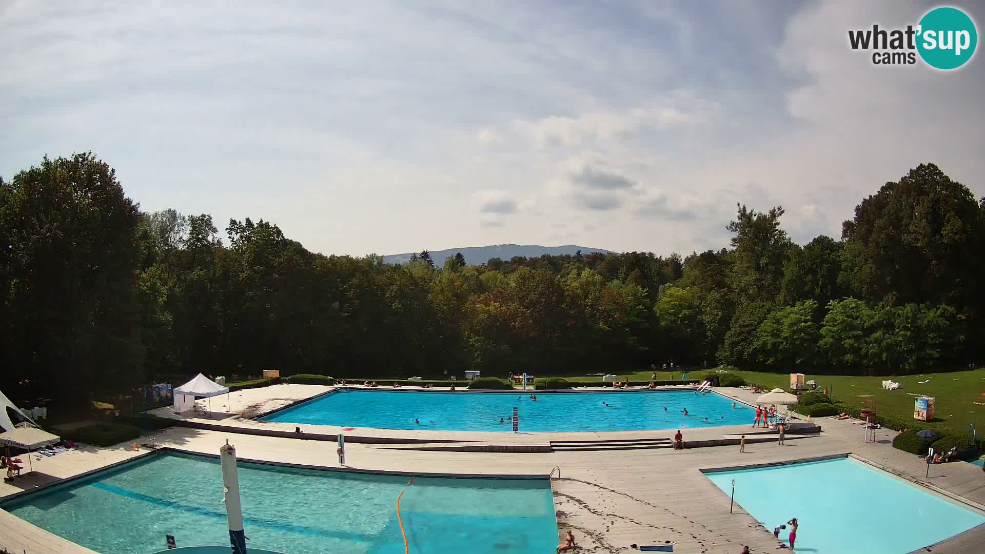 Webcam Schwimmbad der Insel Maribor