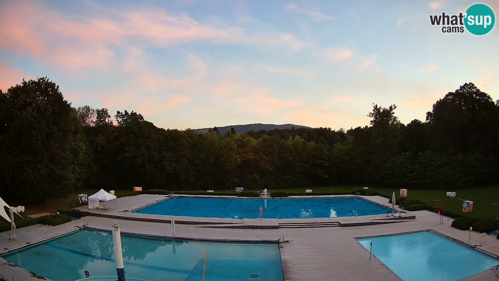 Webcam Kopališče Mariborski otok – Maribor Island Swimming Pool